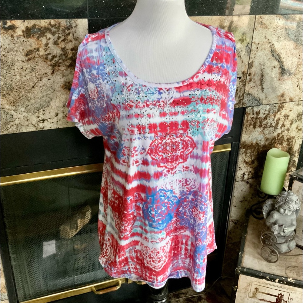 Gloria Vanderbilt embellished TeeShirt
